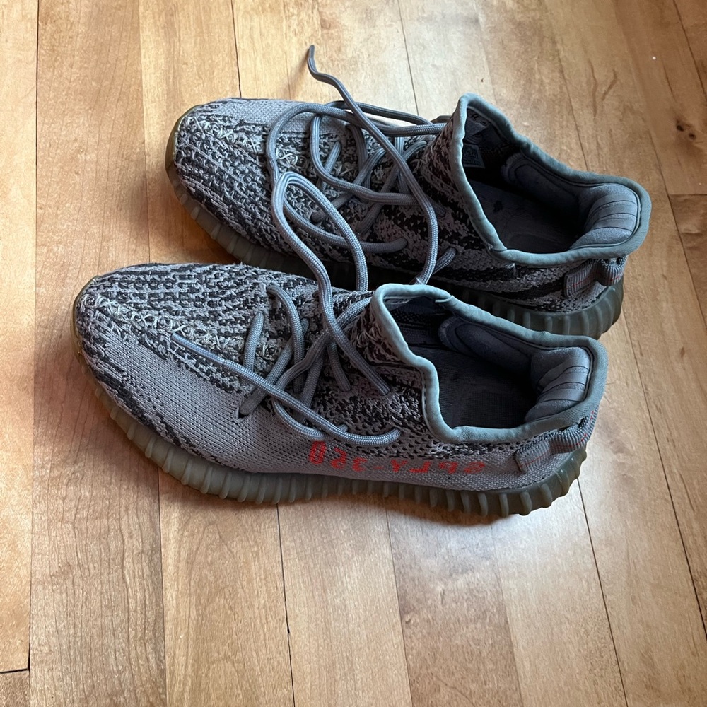 Gray Yeezy Boost Sneakers size 5